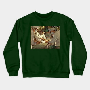 Vintage Science and Medicine, Doctors Performing Surgery in a Hospital ER Crewneck Sweatshirt